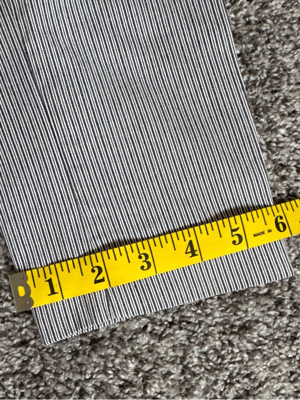 Talbots Black and White Pinstripe Blazer size 8(A-47) - Picture 6 of 6